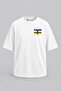 Oversize Central African Republic Flag Pocket Printed Unisex T-Shirt