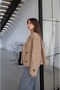 Beige Loom Short Suede Jacket - 6