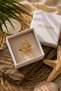 Spiral Steel Ring with Seahorse Figure - Adjustable (Gold Color) - 4