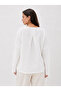 White Knitwear Women's Relaxed Fit Blouse - 2
