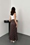 Brown Plaid Skirt - 4