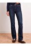 72353 Low Waist Lycra Flare Jean-Navy Blue - 3