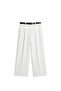 Ecru Gaia Bomber Jacket Belted Trousers Set - 5