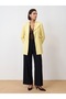 60814 Gold Buttoned Blazer-Yellow - 5