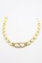 Glb-Stl41414 Stone Bracelet - Gold