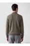 Rmz Gi̇yi̇m Farkiyla Half Fisherman Roba Collar Diamond Embroidered Men's Knitwear Sweater - 3