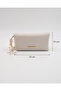 Women's Chain Strap Clutch Bag with Charm Detail - 5