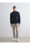 Esvab • Modern & Distinctive Stand Collar Long Sleeve Men's Knitwear Sweater - 2