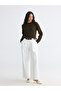 Hair Braid Patterned Women's Knitwear Sweater - 2