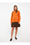 Stand Collar Plain Long Sleeve Maternity Knitwear Sweater - 5