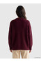 Esvab • Modern & Distinctive Zero Roba Collar Women's Knitwear Sweater - 3