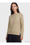 Diamond Patterned Women's Knit Sweater
