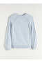 Crew Neck Self-Patterned Women's Knitwear Sweater - 6