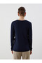V-Neck Self-Patterned Women's Knitwear Sweater - 4