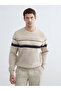 Zero Roba Collar Striped Men's Knitwear Sweater from Uzg Store for Style Enthusiasts
