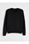 Crew Neck Self-Patterned Women's Knitwear Sweater - 5