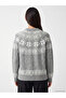 Patterned women's knit sweater - 4