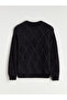 Diamond Patterned Women's Knit Sweater - 6