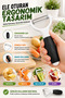 Black Handle Slingshot Peeler Stainless Steel Vegetable Fruit Peeler Ergonomic Practical Kitchen Gadget - 5