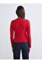 Crew Neck Self-Patterned Women's Knitwear Sweater - 7