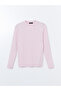 Crew Neck Self-Patterned Women's Knitwear Sweater - 5