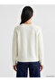Crew Neck Patterned Women's Knitwear Sweater - 4