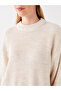 Crew neck solid long sleeve women knitwear sweater - 4