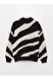 Half Turtleneck Patterned Long Sleeve Maternity Knitwear Sweater - 6