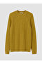 Hair Braid Patterned Women's Knitwear Sweater - 5