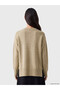 Diamond Patterned Women's Knit Sweater - 4