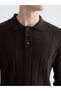 Men's Knitwear Sweater with Turn-Down Roba Collar for Style Enthusiasts from Uzg Store - 3