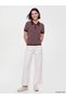 Rmz Gi̇yi̇m Farkiyla Devrik Roba Collar Striped Women's Knitwear Sweater - 2