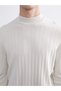 Half Turtleneck Men's Knitwear Sweater - 3