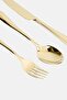 3 Piece Spoon And Fork With Knife Dinner Set - 3