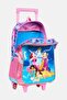 Kids Girl 3 In 1 Princess Trolley School Set, Multicolor - 5