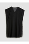 Lcw Dream Black V-Neck Chiffon Beach Dress - 5