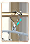 Multi Clip Drying Rack,Laundry Drying Racks with 10 Clips,Sock Dryer with Clips,Stainless Steel Drying Rack,Hanging Drying Rack for Drying Socks,Bras,Towel,Underwear,Baby Clothes,Grey (4pc) - 5