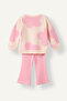 2-Piece Miffy Printed Ecru Baby Girl Top and Bottom Set I2162A5/Er233 - 7