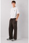 M0010616 Logo Printed Men's Sweatpants Brown - 3