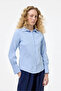 Slim Fit Blue Women's Shirt 11724