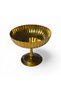 Stainless Steel Goblet Ice Cream Bowl Sugar Bowl Presentation Bowl Gold 2 Pieces - 3