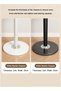 Freestanding Metal Coat Rack Stand, Free Standing Hall Tree, Home Entry-way Hat Hanger Organizer, Natural Marble Base, with 12 Hooks for Hanging Scarf, Bag, Jacket (White) - 7