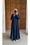 Women's Hijab Modal 2-Piece Set Wide-Legged Trousers - Shirt Oversized Comfortable Fit - 2