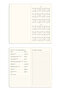 2027 Year Weekly Linen 9X17 cm Pocket Planner 12 Months Black - 7