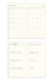 2027 Year Weekly Linen 9X17 cm Pocket Planner 12 Months Navy Blue - 8