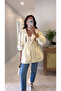 Carina Ecru Pile Granili Raincoat Jacket