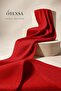 Red Duck Fabric Tablecloth Water and Stain Resistant Plain Pattern Durable Stylish Design - 4
