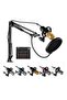 Professional Condenser Microphone Kit With External Sound Card Multicolor