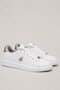 Women's Sneaker Shoes White-Gold - 4