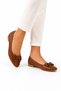 Women's Ribboned Ballerinas Mink - 3